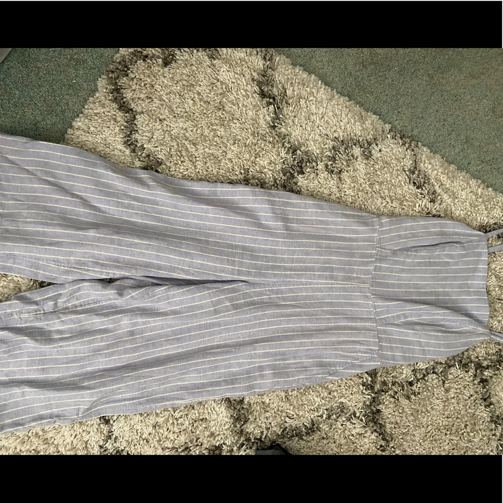 cropped wide leg jumpsuit